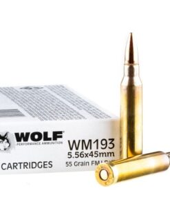 1000 Rounds of 5.56x45 Ammo by Wolf Gold - 55gr FMJ
