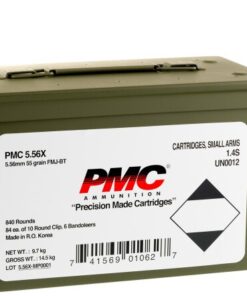 840 Rounds of 5.56x45 Ammo in Stripper Clips by PMC X-TAC - 55gr FMJBT in Ammo Can