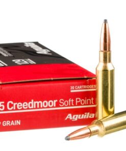 20 Rounds of 6.5 Creedmoor Ammo by Aguila - 129gr SP