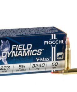 50 Rounds of .223 Ammo by Fiocchi - 55gr V-MAX