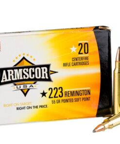 1000 Rounds of .223 Rem Ammo by Armscor USA - 55gr PSP