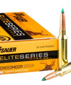 20 Rounds of 6.5 Creedmoor Ammo by Sig Sauer Elite Series - 130gr Controlled Expansion Tip