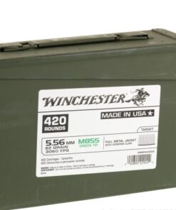 420 Rounds of 5.56x45 Ammo by Winchester in Ammo Can - 62gr FMJ M855