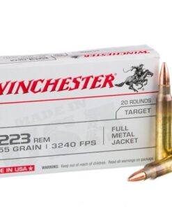 1000 Rounds of .223 Ammo by Winchester USA - 55gr FMJ