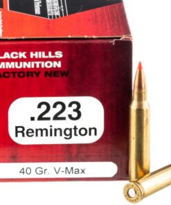 50 Rounds of .223 Ammo by Black Hills Ammunition - 40gr V-Max