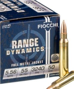 1000 Rounds of 5.56x45 Ammo by Fiocchi - 55gr FMJBT M193