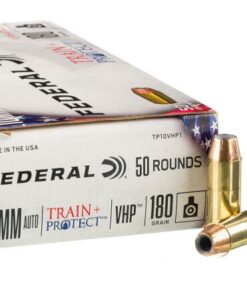 50 Rounds of 10mm Ammo by Federal Train + Protect - 180gr JHP