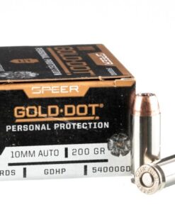 200 Rounds of 10mm Ammo by Speer Gold Dot - 200gr JHP