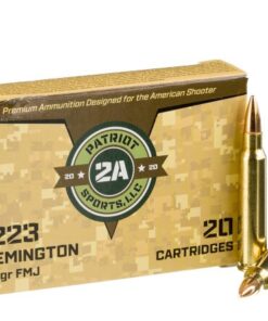 1000 Rounds of .223 Ammo by Patriot Sports - 55gr FMJ