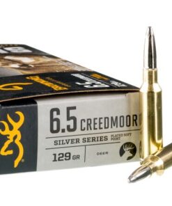 20 Rounds of 6.5 Creedmoor Ammo by Browning Silver Series - 129gr SP