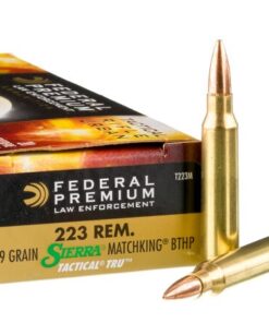 500 Rounds of .223 Rem Ammo by Federal Tactical TRU - 69gr HPBT MatchKing