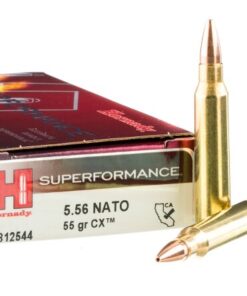 200 Rounds of 5.56x45 Ammo by Hornady Superformance - 55gr CX