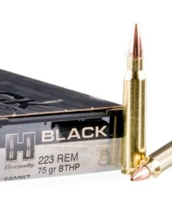 200 Rounds of .223 Ammo by Hornady BLACK - 75gr BTHP Match