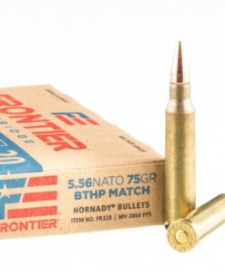 500 Rounds of 5.56x45 Ammo by Hornady Frontier - 75gr HPBT Match