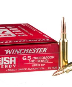 20 Rounds of 6.5 Creedmoor Ammo by Winchester USA Ready - 140gr Open Tip