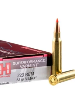 200 Rounds of .223 Ammo by Hornady Superformance Varmint - 53gr Polymer Tipped