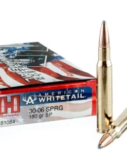 200 Rounds of 30-06 Springfield Ammo by Hornady American Whitetail - 180gr InterLock SP