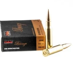 500 Rounds of .308 Win Ammo by PMC - 147gr FMJBT