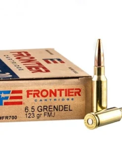 20 Rounds of 6.5 Grendel Ammo by Hornady Frontier - 123gr FMJ