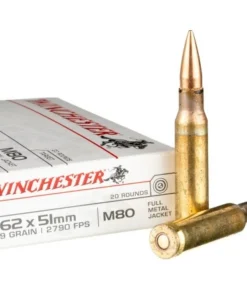 500 Rounds of 7.62x51 Ammo by Winchester - 149gr FMJ M80