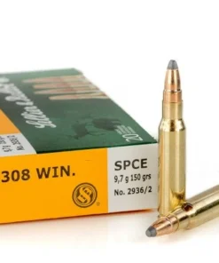 500 Rounds of .308 Win Ammo by Sellier & Bellot - 150gr SPCE