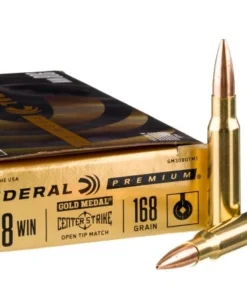 20 Rounds of .308 Win Ammo by Federal Gold Medal CenterStrike - 168gr OTM