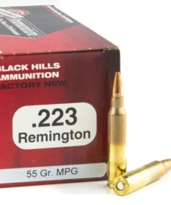 50 Rounds of .223 Ammo by Black Hills Ammunition - 55gr Multi-Purpose Green HP