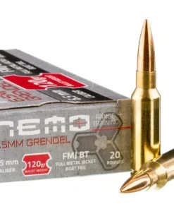 20-rounds-of-6-5 Grendel-ammo-by-Nemo Arms-120gr-FMJBT