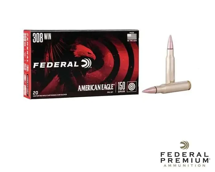 Federal American Eagle .308 Win 150gr. FMJ-BT 20rds