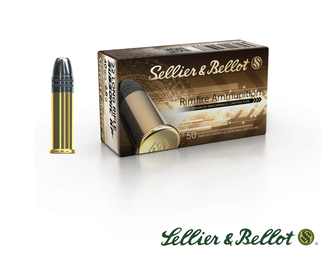 Sellier & Bellot .22 LR 40gr HP SUBSONIC (50rds & 5000rds)