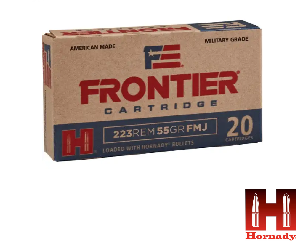 Hornady Frontier .223 Rem 55gr. FMJ 500rds