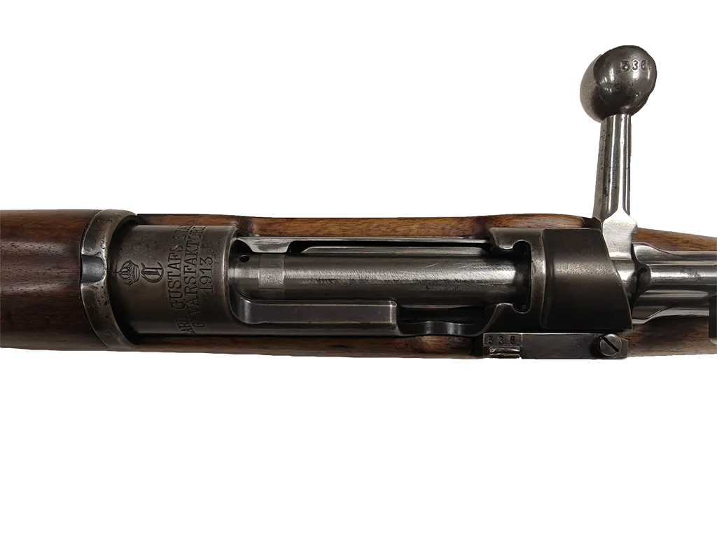 Swedish Mauser M96/38 1913 Carl Gustafs Production W/Accessories 6.5×55 Swedish 23.5″ Excellent condition - Image 2